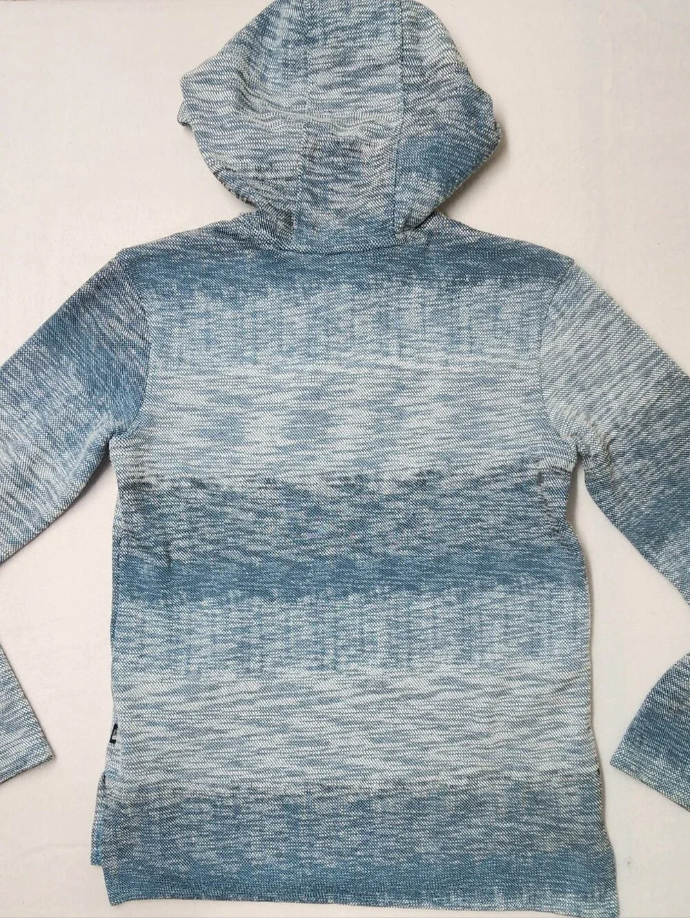 The North Face Wells Cove Pullover Hoodie Knit Blue White Women's Sz XS Gorpcore - Picture 2 of 8